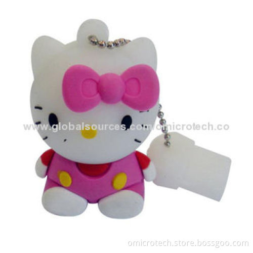8GB Cartoon Cat USB Flash Drive with High-speed, No External Power Required